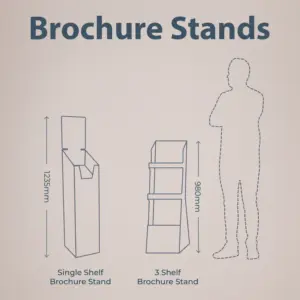 Customisable Cardboard Brochure Stands