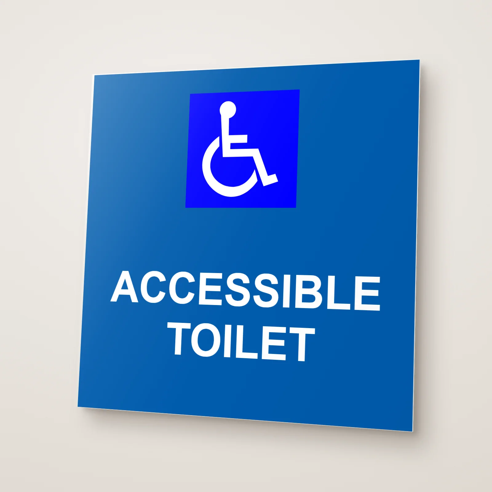 Accessible Toilet Sign