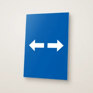 Arrow Left or Right Sign