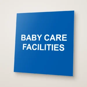 Baby Care Facilities Sign