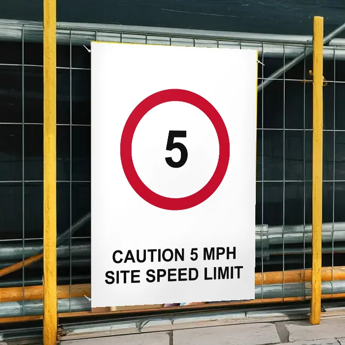 Caution 5 mph Site Speed Limit Sign: caution 5 mph site speed limit sign 3