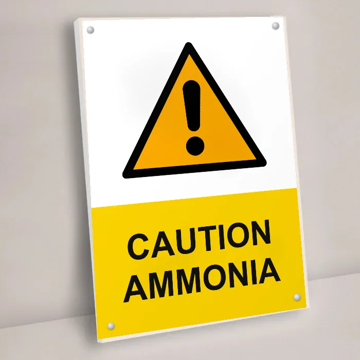 Caution Ammonia Sign: caution ammonia sign 3