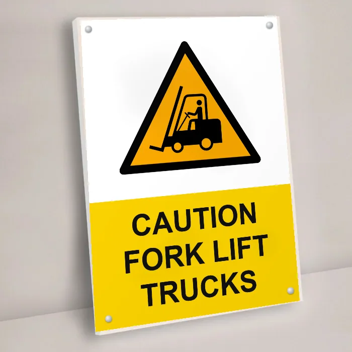 Caution Fork Lift Trucks Sign: caution fork lift trucks sign 3