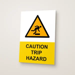 Caution Trip Hazard Sign