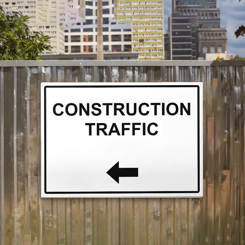 Construction Traffic Arrow Left Sign: construction traffic arrow left sign 3
