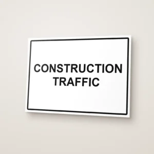 Construction Traffic Sign