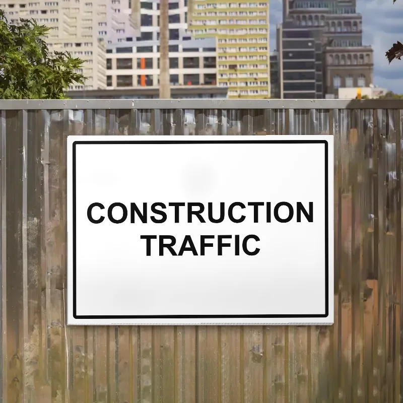 Construction Traffic Sign: construction traffic sign 3