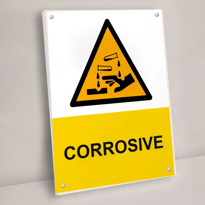 Corrosive Sign: corrosive sign 3
