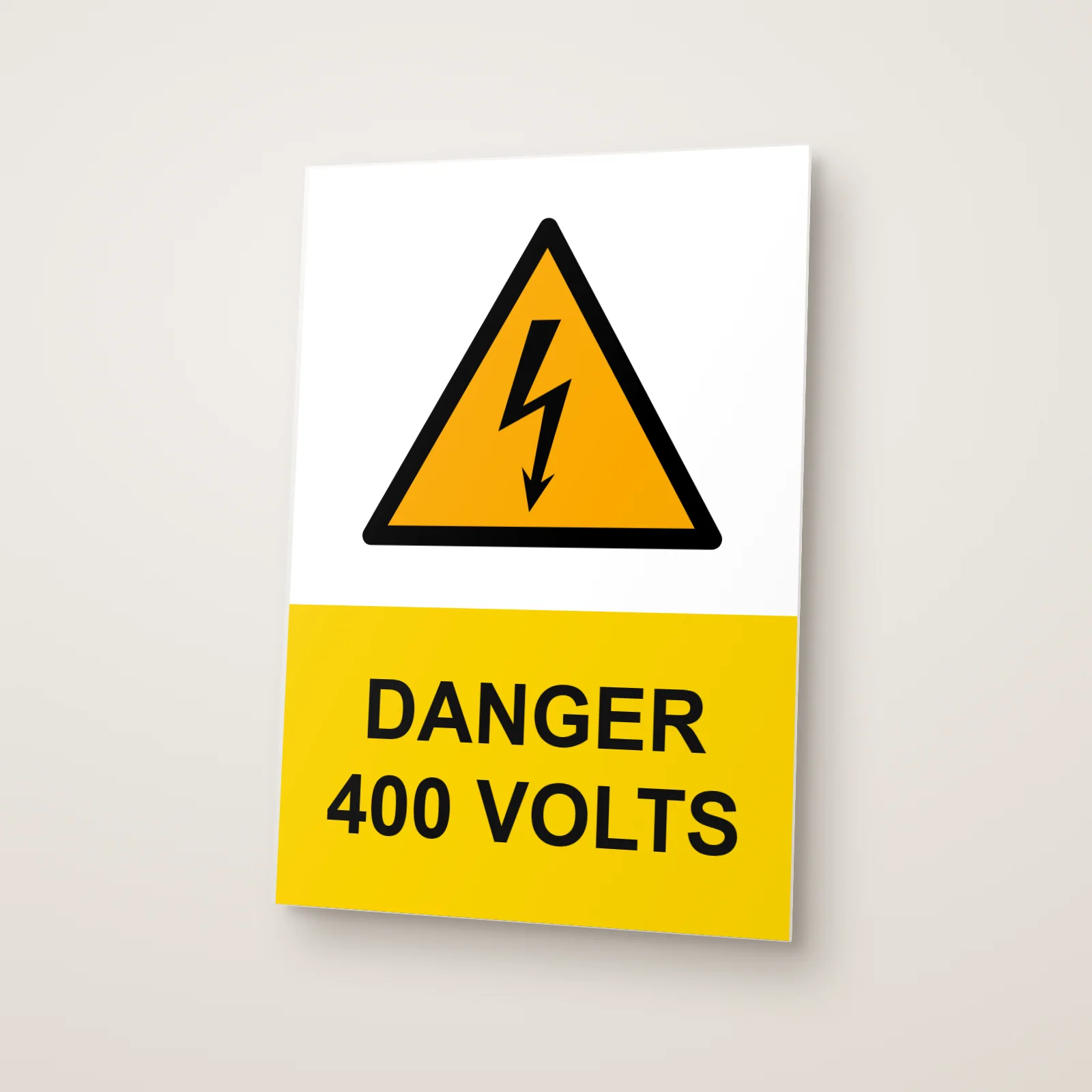 Danger 400 Volts Sign