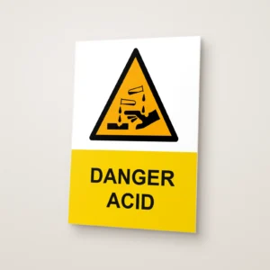 Danger Acid Sign