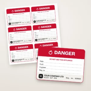 Danger Do Not Use Labels