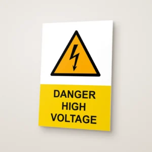 Danger High Voltage Sign