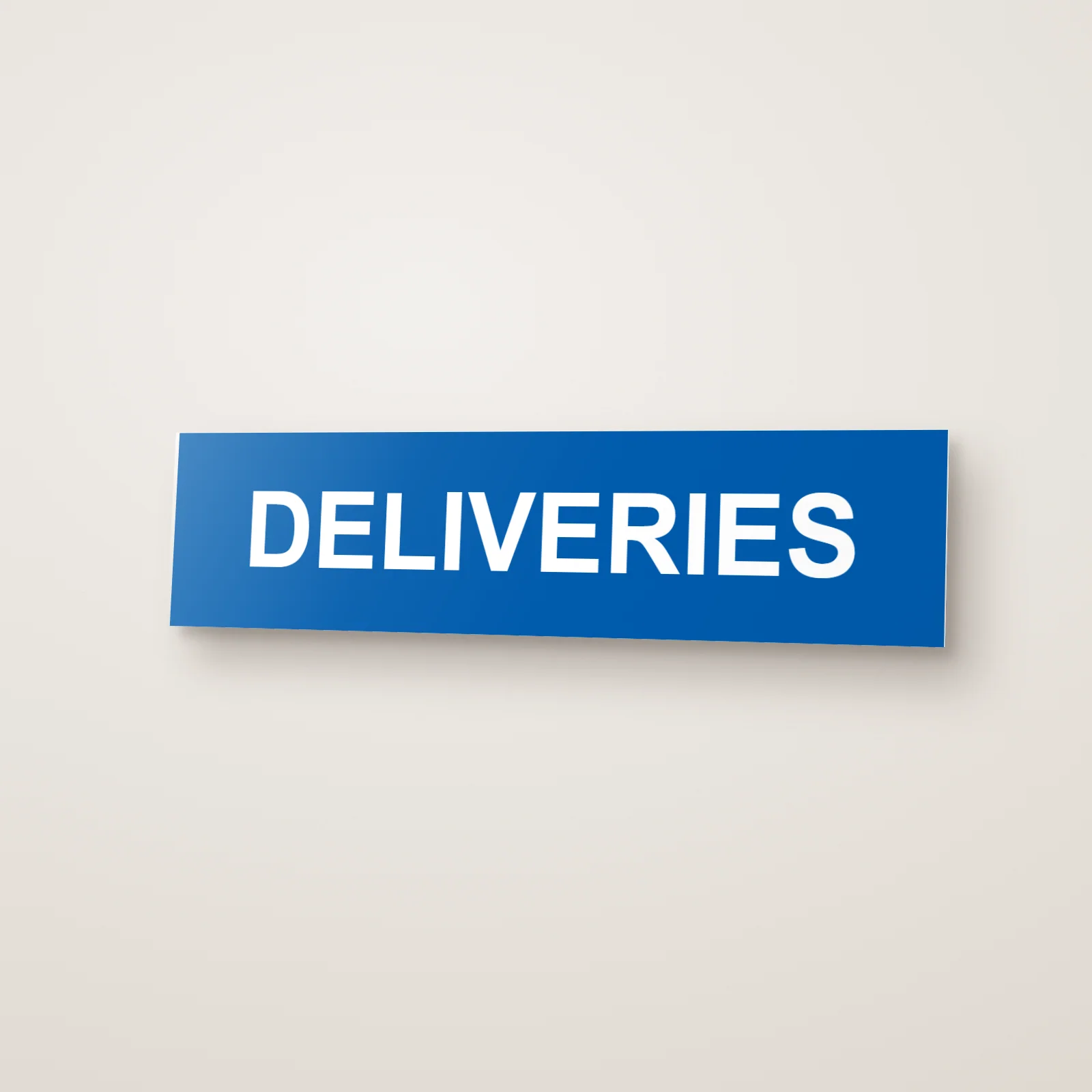 Deliveries Sign