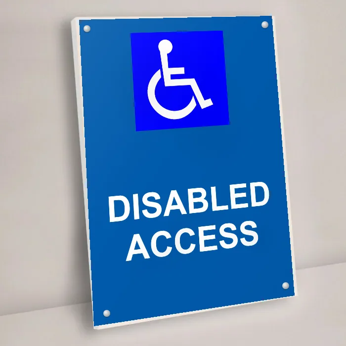 Disabled Access Sign: disabled access sign 3
