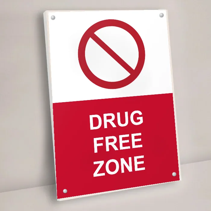 Drug Free Zone Sign: drug free zone sign 3