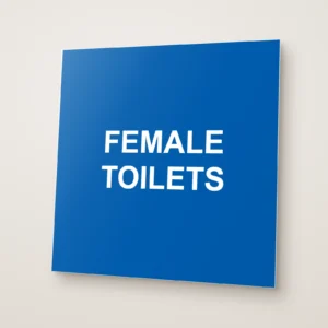 Female Toilets Sign