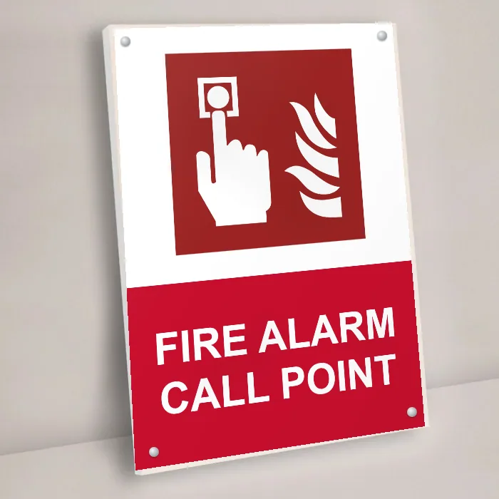 Fire Alarm Call Point Sign: fire alarm call point sign 3