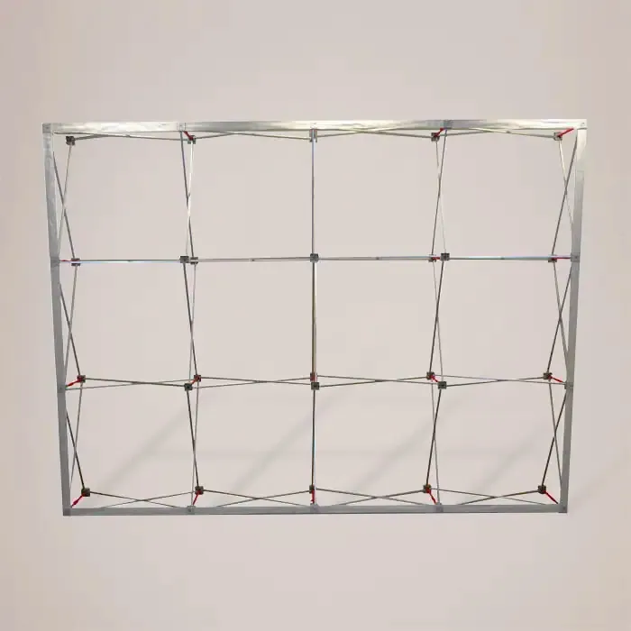 Fabric Pop Up Display Stand 3×4: folding frame of a fabric pop up display