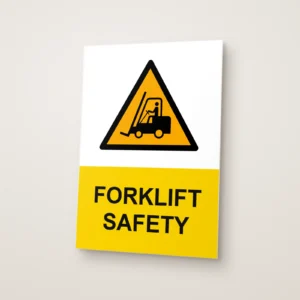 Forklift Safety Sign