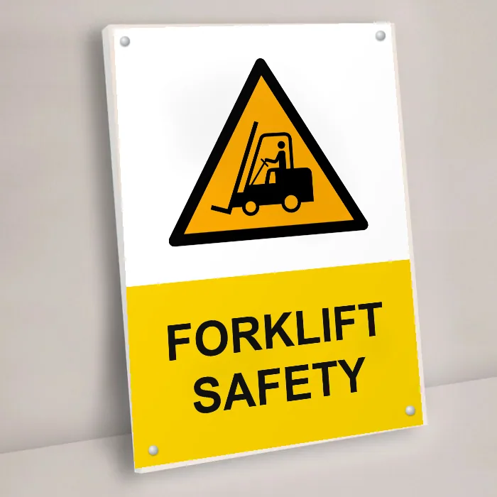 Forklift Safety Sign: forklift safety sign 3