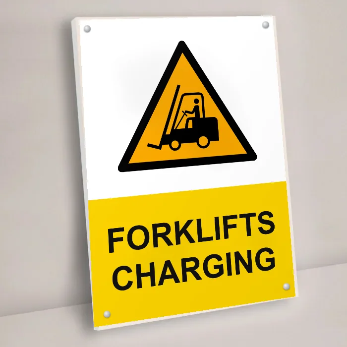 Forklifts Charging Sign: forklifts charging sign 3