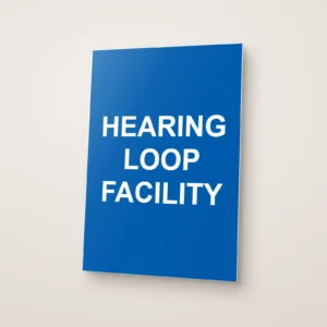 Hearing Loop Facility Sign