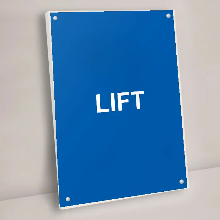 Lift Sign: lift sign 3
