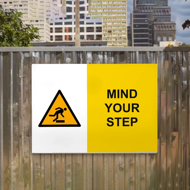Mind Your Step Sign: mind your step sign 3