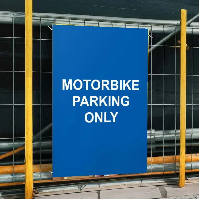 Motorbike Parking Only Sign: motorbike parking only sign 3