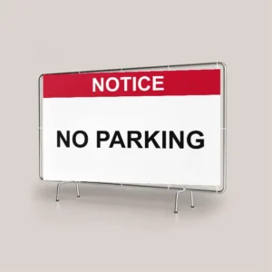 No Parking Site Banner
