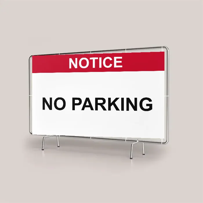 No Parking Site Banner