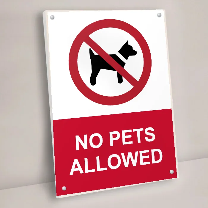 No Pets Allowed Sign: no pets allowed sign 3