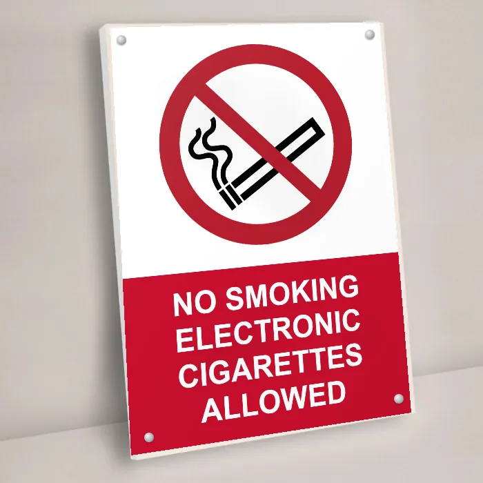 No Smoking Electronic Cigarettes Allowed Sign: no smoking electronic cigarettes allowed sign 3