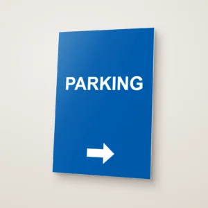 Parking Arrow Right Sign