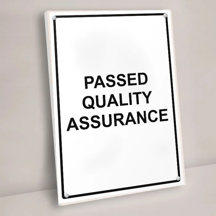 Passed Quality Assurance Sign: passed quality assurance sign 3