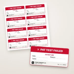 PAT Test Fail Labels