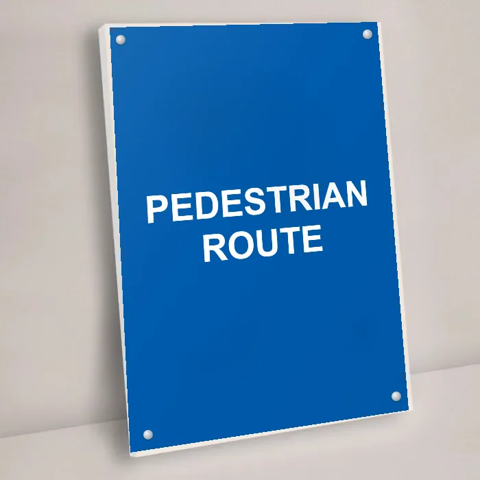 Pedestrian Route Sign: pedestrian route sign 3