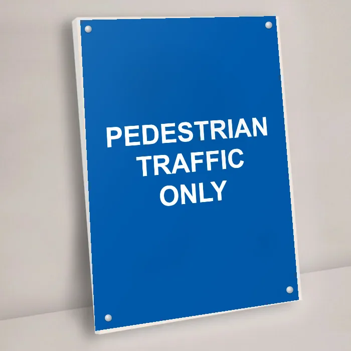 Pedestrian Traffic Only Sign: pedestrian traffic only sign 3