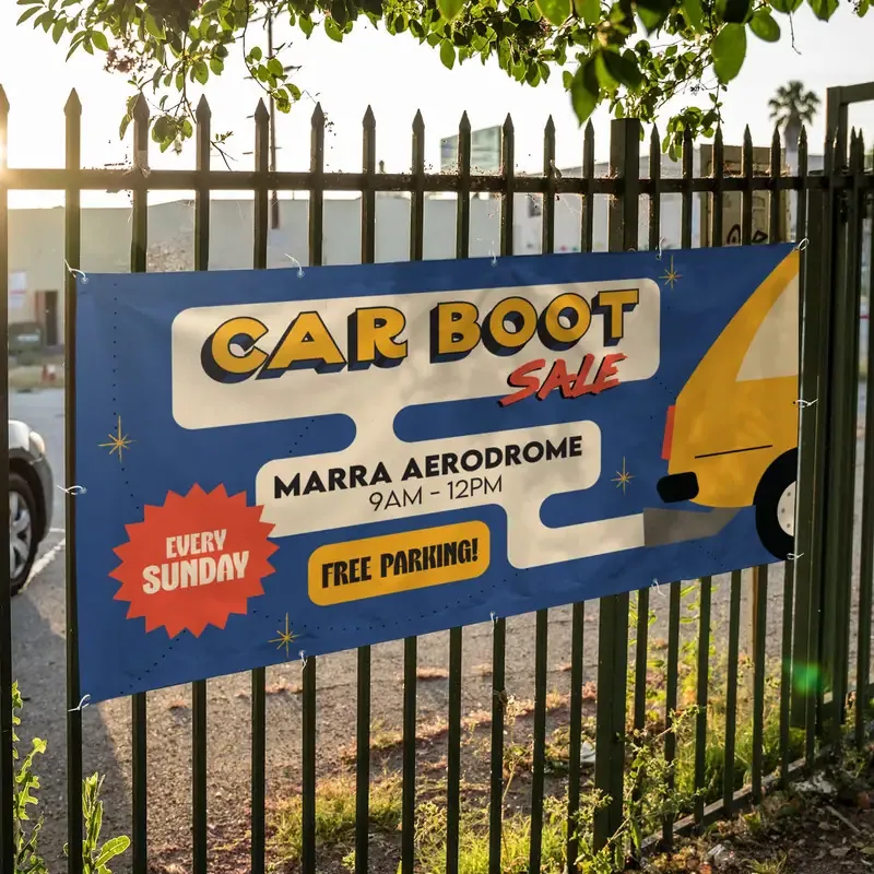 10ft x 3ft PVC Banner