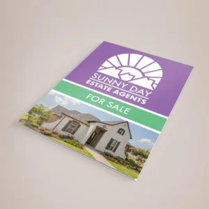 A0 Correx Boards: printed correx estate agent board