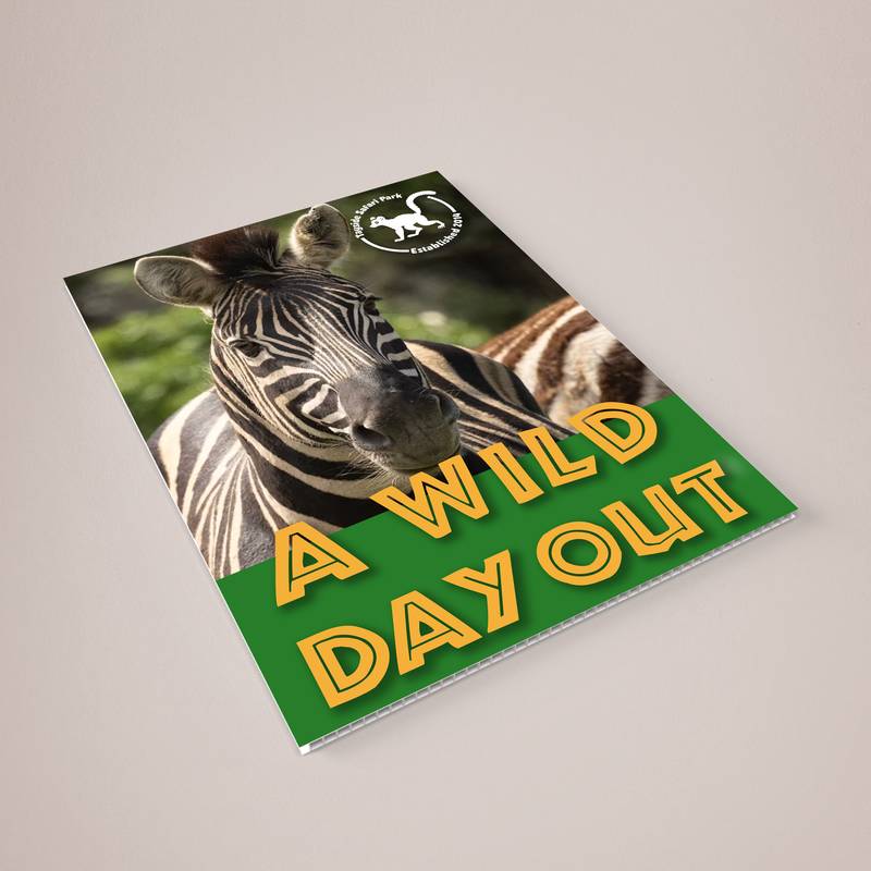 Printed Correx event board advertising a wildlife day out