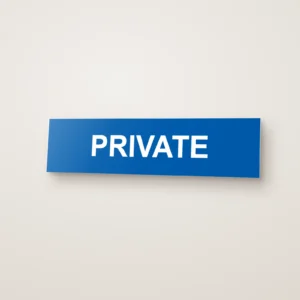Private Sign