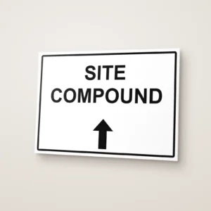 Site Compound Arrow Up Sign