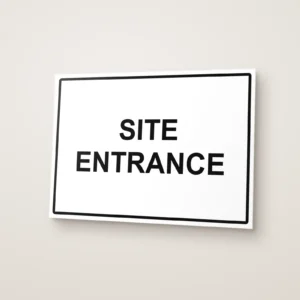 Site Entrance Sign