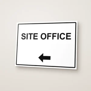 Site Office Arrow Left Sign