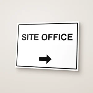 Site Office Arrow Right Sign