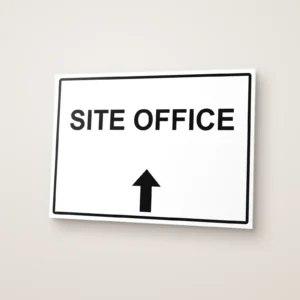 Site Office Arrow Up Sign