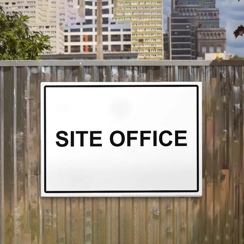 Site Office Sign: site office sign 3