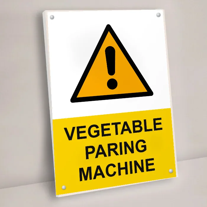 Vegetable Paring Machine Sign: vegetable paring machine sign 3