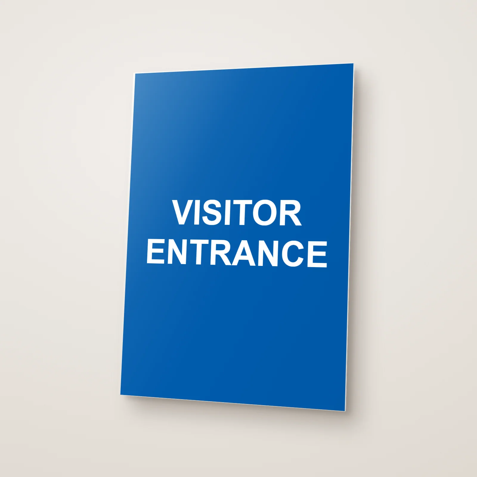 Visitor Entrance Sign
